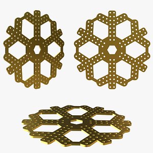 Hexagonal Snowflake Ornament