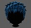 男孩 V74 的 3D 发型