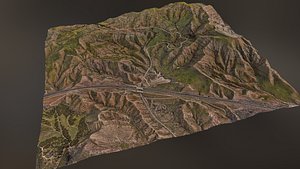 3D Landscape A - Scan model