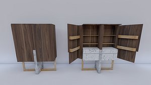 enne furniture cabinet 3D model