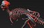 skeletons herbivorous dinosaurs 3D model