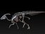 skeletons herbivorous dinosaurs 3D model