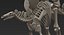 skeletons herbivorous dinosaurs 3D model