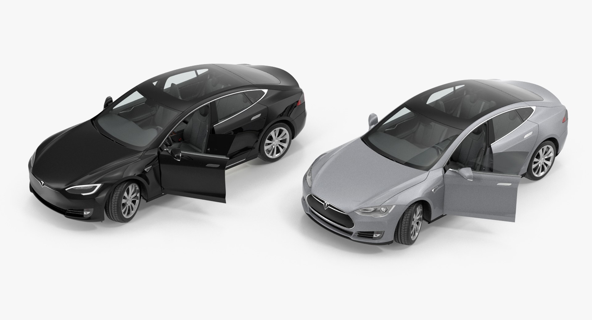 3D Tesla S Rigged Modeled Model - TurboSquid 1191568