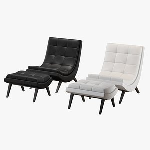 Tustin Lounge Chair 3D model