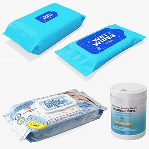 Wet Wipes Packages Collection 2