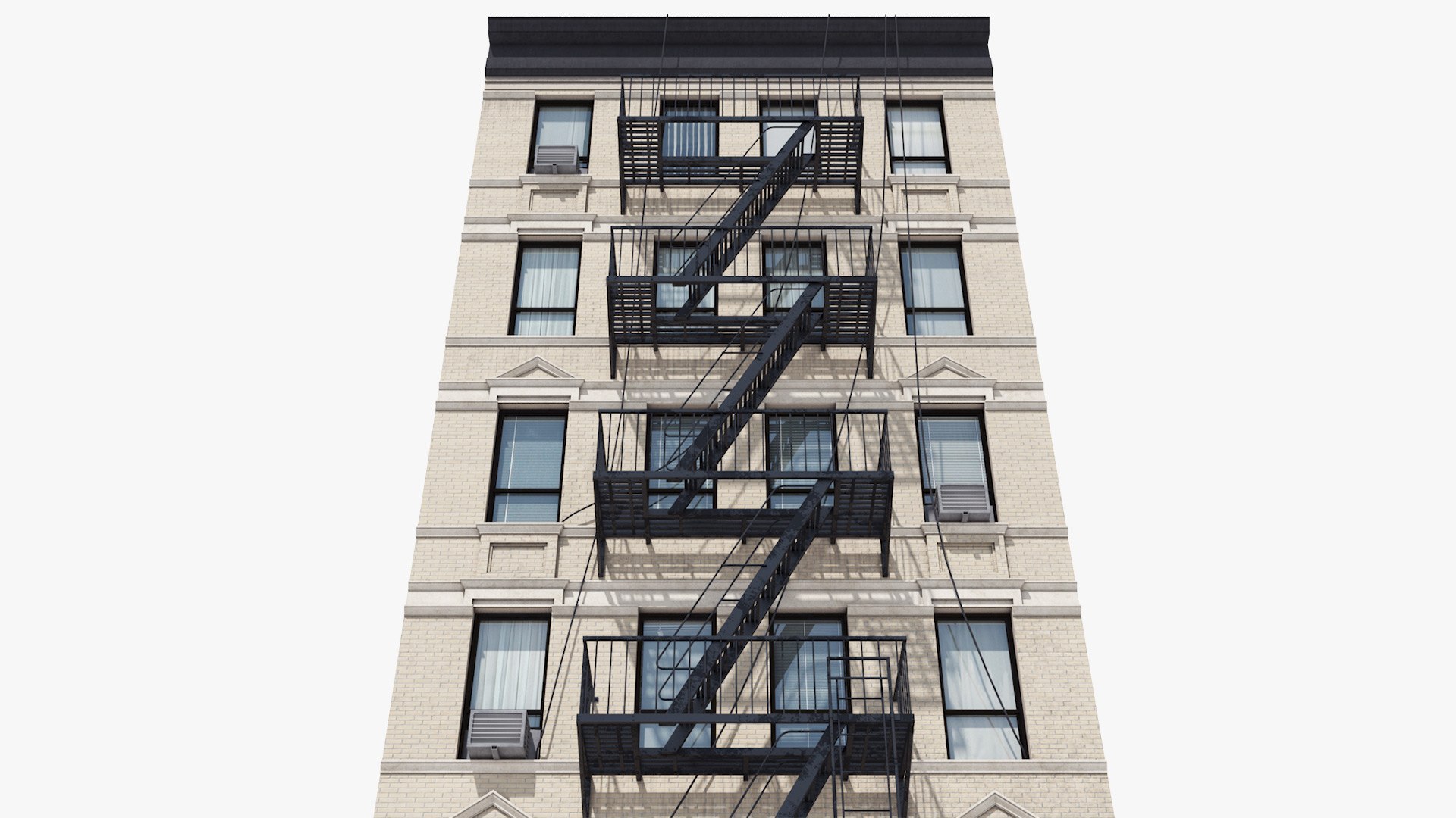3D Manhattan Building 04, 8K PBR Textures - TurboSquid 1746749
