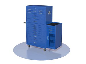 3D container furniture cupboard model
