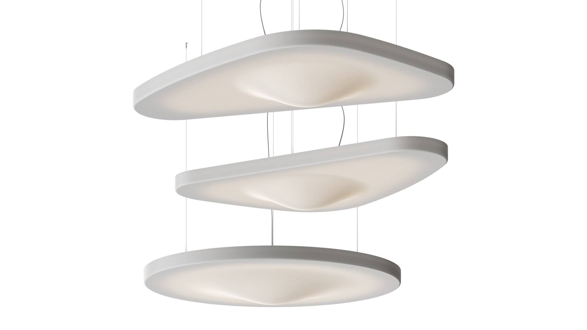 3D Model Petale Luceplan Pendant Lamp - TurboSquid 2127383