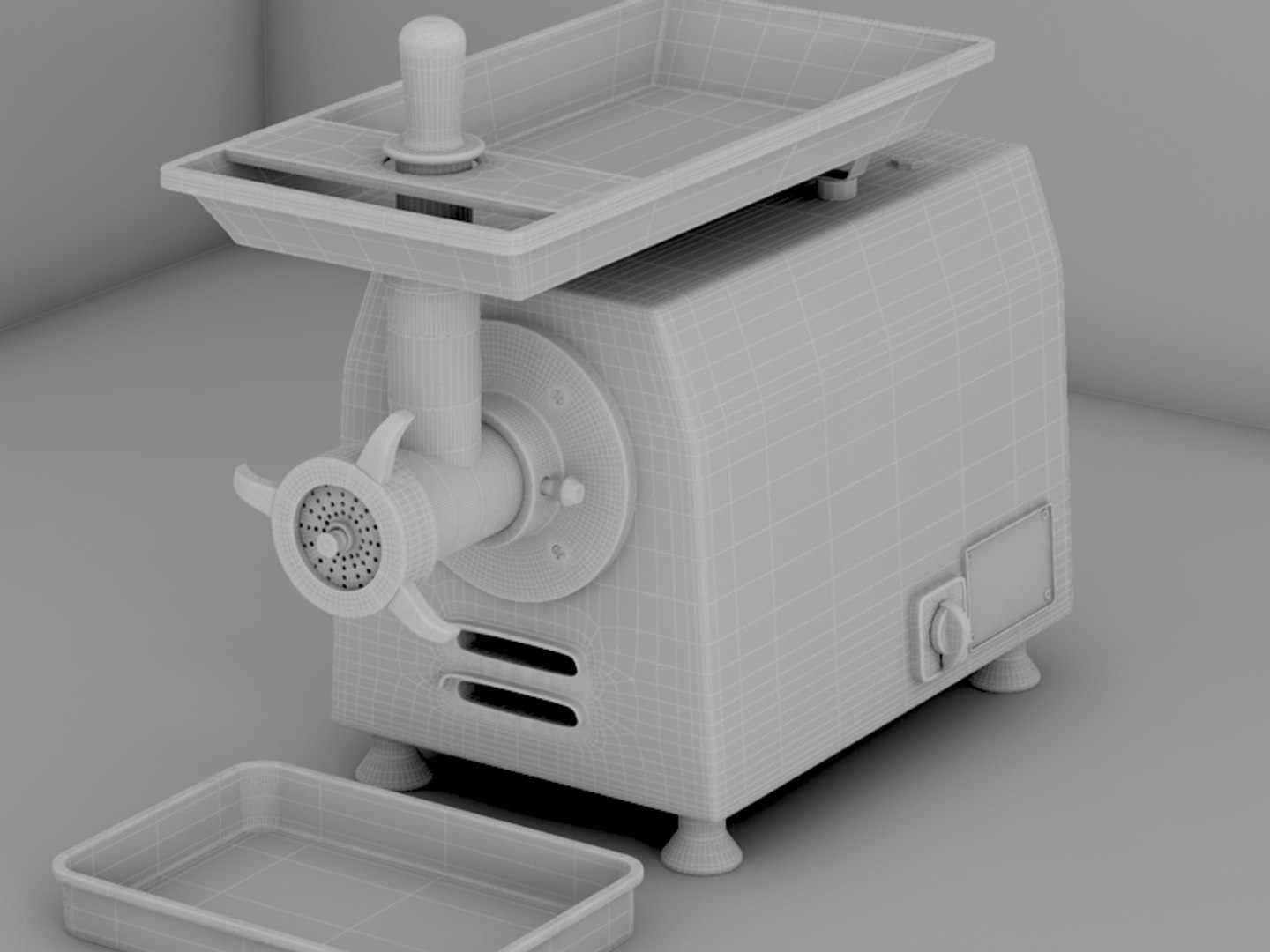 3d Industrial Meat Grinder