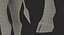 Giraffe Standing Pose Fur 3D Model