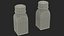Glass Salt and Pepper Shakers Set