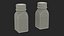 Glass Salt and Pepper Shakers Set