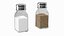Glass Salt and Pepper Shakers Set
