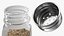 Glass Salt and Pepper Shakers Set