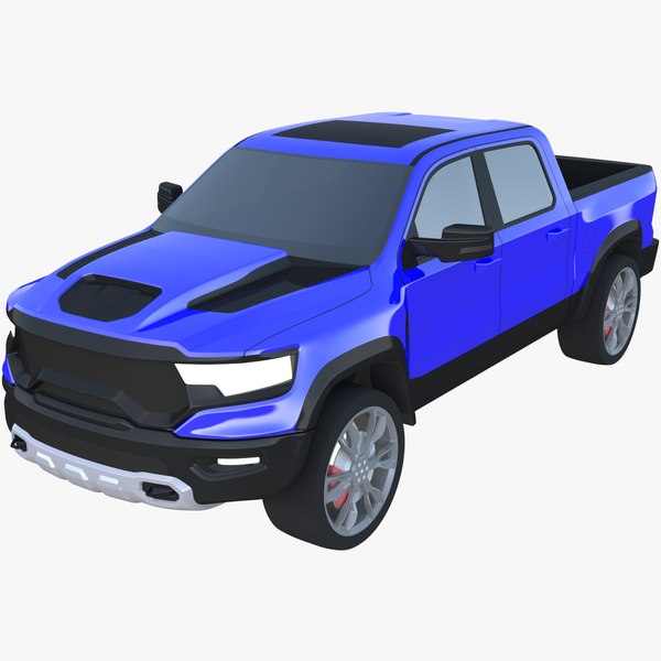 Free Blender Pick Up Truck Models TurboSquid