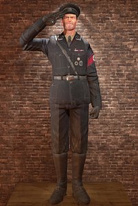 3d model character nazi general