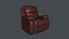 Recliner Arm Leather Chair Sofa Singa Seater