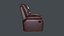 Recliner Arm Leather Chair Sofa Singa Seater