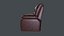 Recliner Arm Leather Chair Sofa Singa Seater