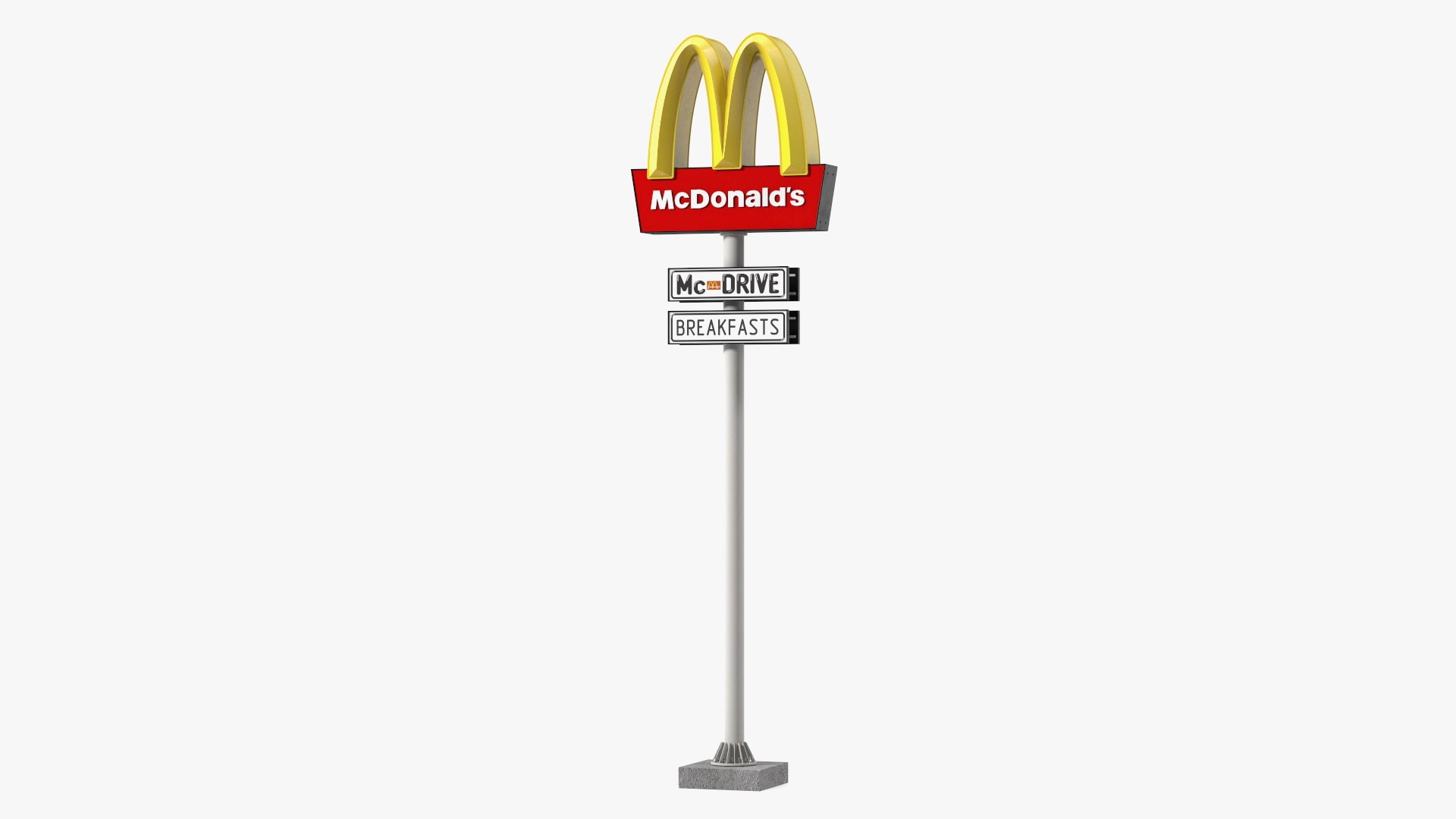 McDonalds Food Collection 3 3D model preview