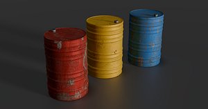 Oil Drum 3D model
