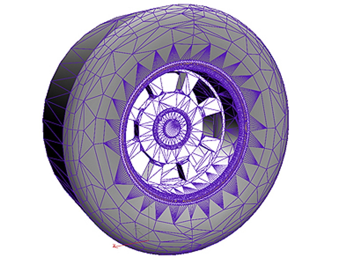3ds Max Nascar Tire Rim Standard