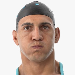 mike human head pose 3D model
