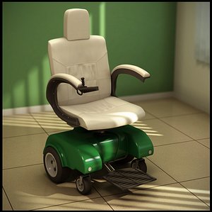 3d electric wheelchair