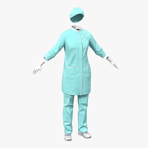 female surgeon dress 2 3ds