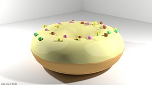 3d donut bread
