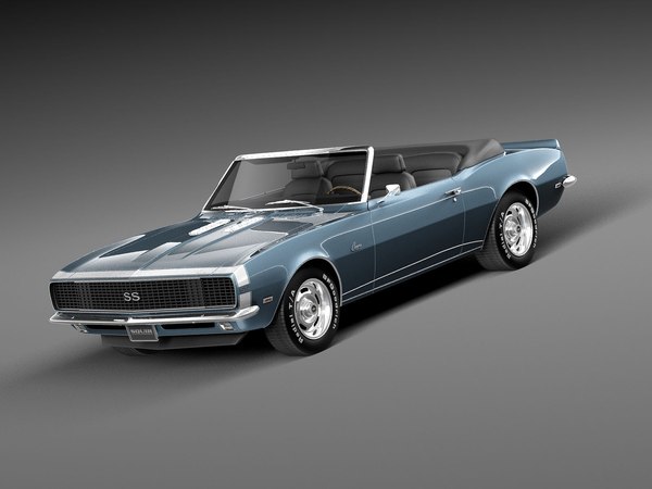 modelo 3d Chevrolet Camaro SS RS 1967 convertible - TurboSquid 647164