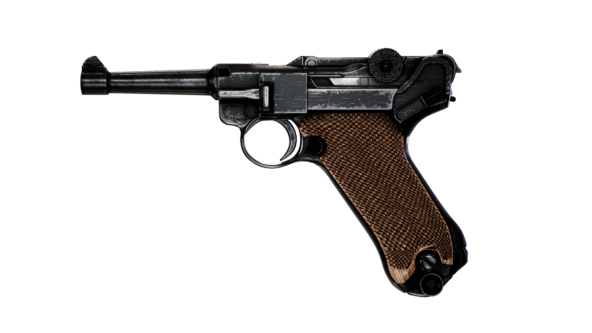 3D Luger P08 Parabellum Pistol - TurboSquid 1761656