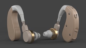 Hearing Aid 3D model