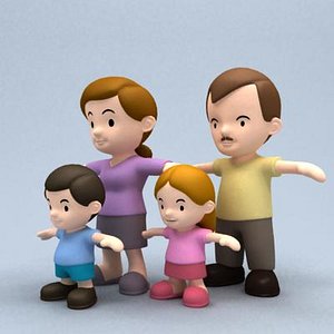 family cartoon 3ds