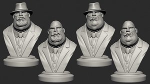 Mafia Boss Pack - 3D Print Ready