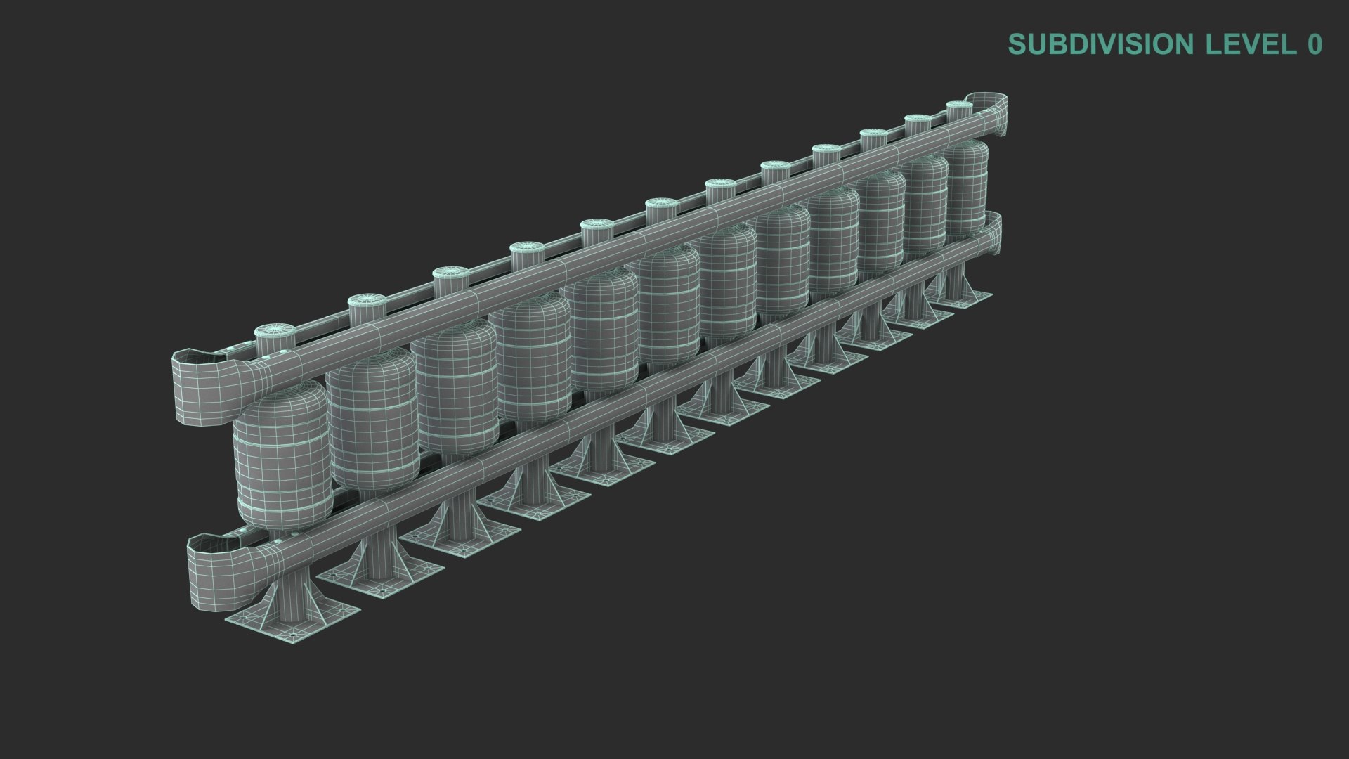 3D model Road Safety Barrier https://p.turbosquid.com/ts-thumb/yp/6nZ0IH/cl/wireframe0007/jpg/1685339016/1920x1080/fit_q87/8c3db38bfdfccd3ca6a2fcbbddaa4d2c14424a64/wireframe0007.jpg