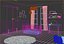 3D room render model