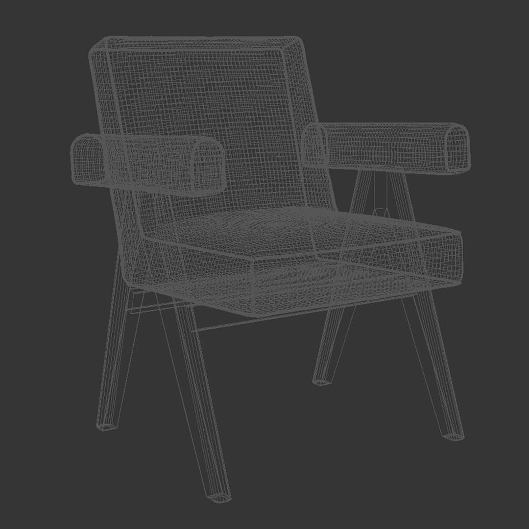 Committee Dinning Chair 02 3D Model - TurboSquid 2028174