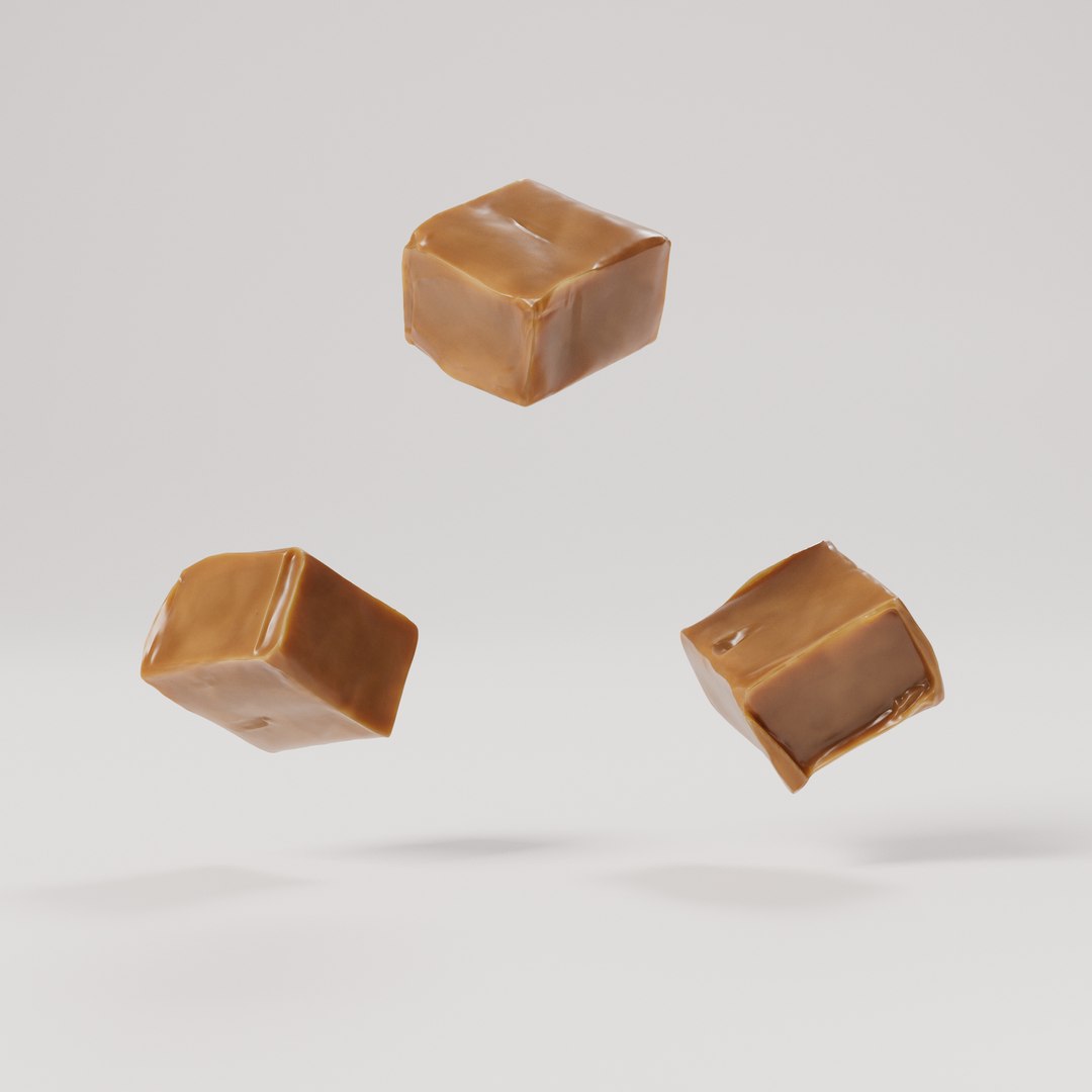 3D Caramel model TurboSquid 2154484