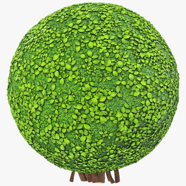 modelo 3d Stylized Sphere Bush V3 - TurboSquid 2091765