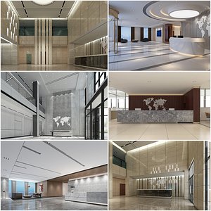 Lobby Reception Collection 04 3D model