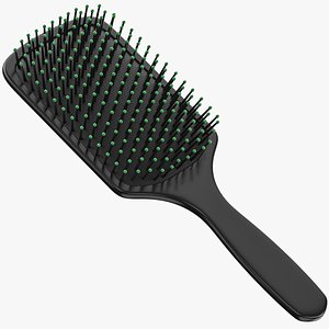 Hair Brush 3D Model 01