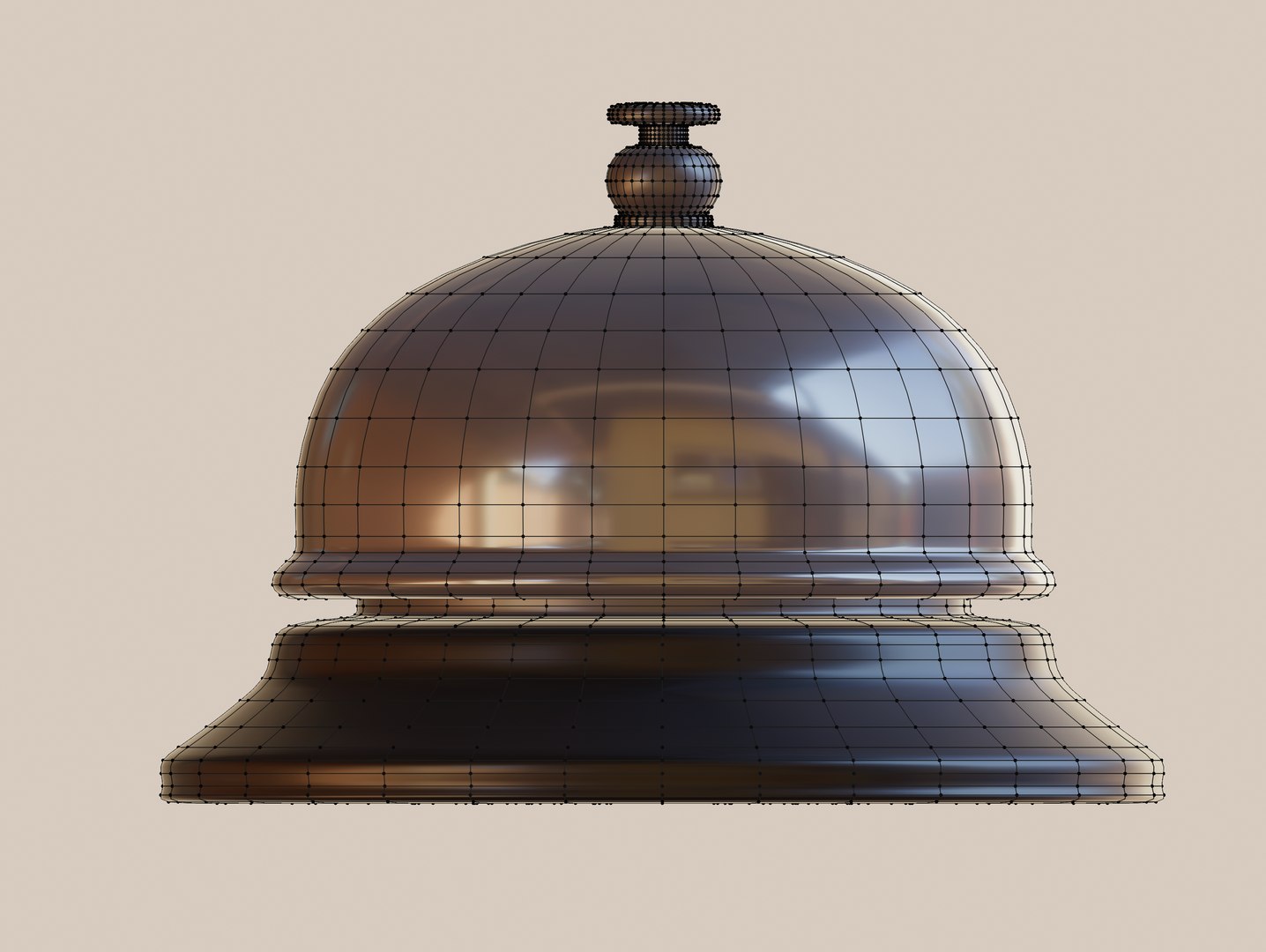 Bell Metal 3D Model - TurboSquid 1482230