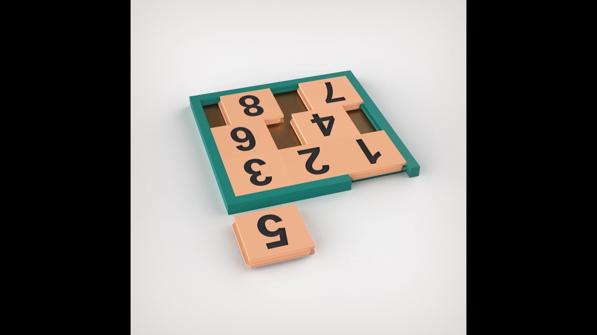 3D Model Sliding Puzzle - TurboSquid 2390874