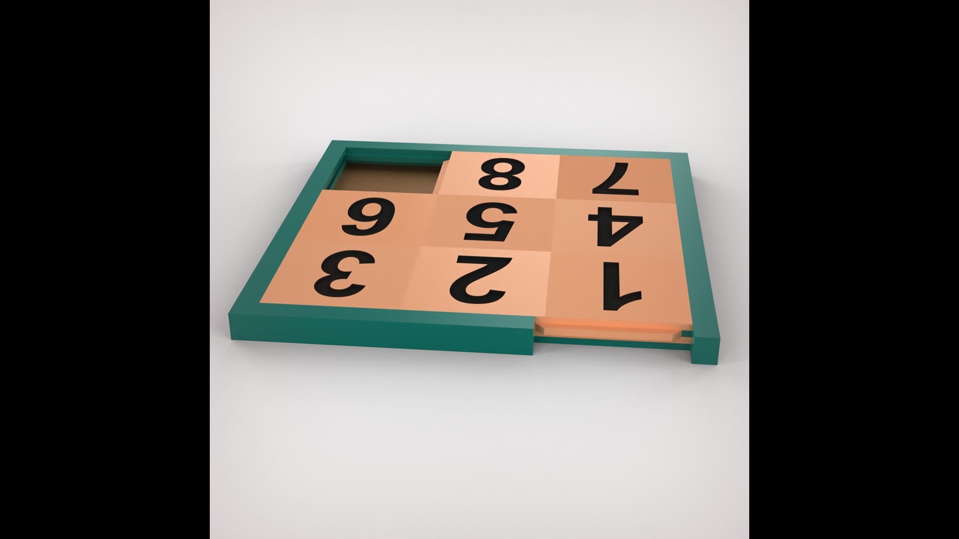 3D Model Sliding Puzzle - TurboSquid 2390874