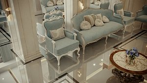UE5 Lumen Unreal engine 5 archviz interior classic detailed and 3d max corona renader