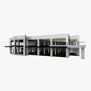 3D model Office and Store Building