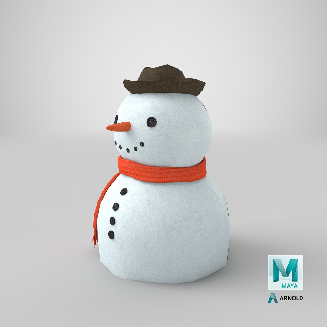 snowman snow 3D model https://p.turbosquid.com/ts-thumb/yp/VXHpwe/VRhOzrDi/stemcell_maya_arnold_render/png/1578051574/1920x1080/fit_q87/79d360b6c2bbf181e4b51e10d80cc86b08352f31/stemcell_maya_arnold_render.jpg