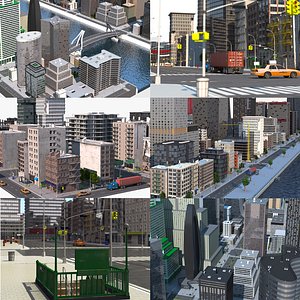 city colection 3D model